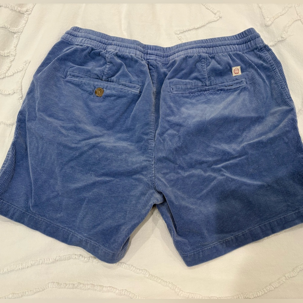 Men’s Marine Layer Corduroy Drawstring Shorts in Light Blue - Picture 4 of 6